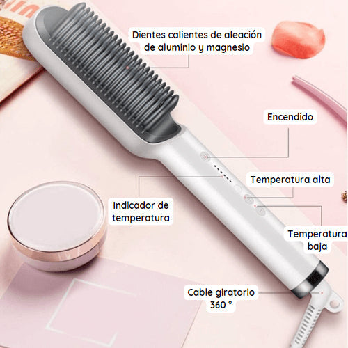 CEPILLO Y PLANCHA IONICA - 2 EN 1 💆🏻♀️✨ - ENVÍO GRATIS ⭐