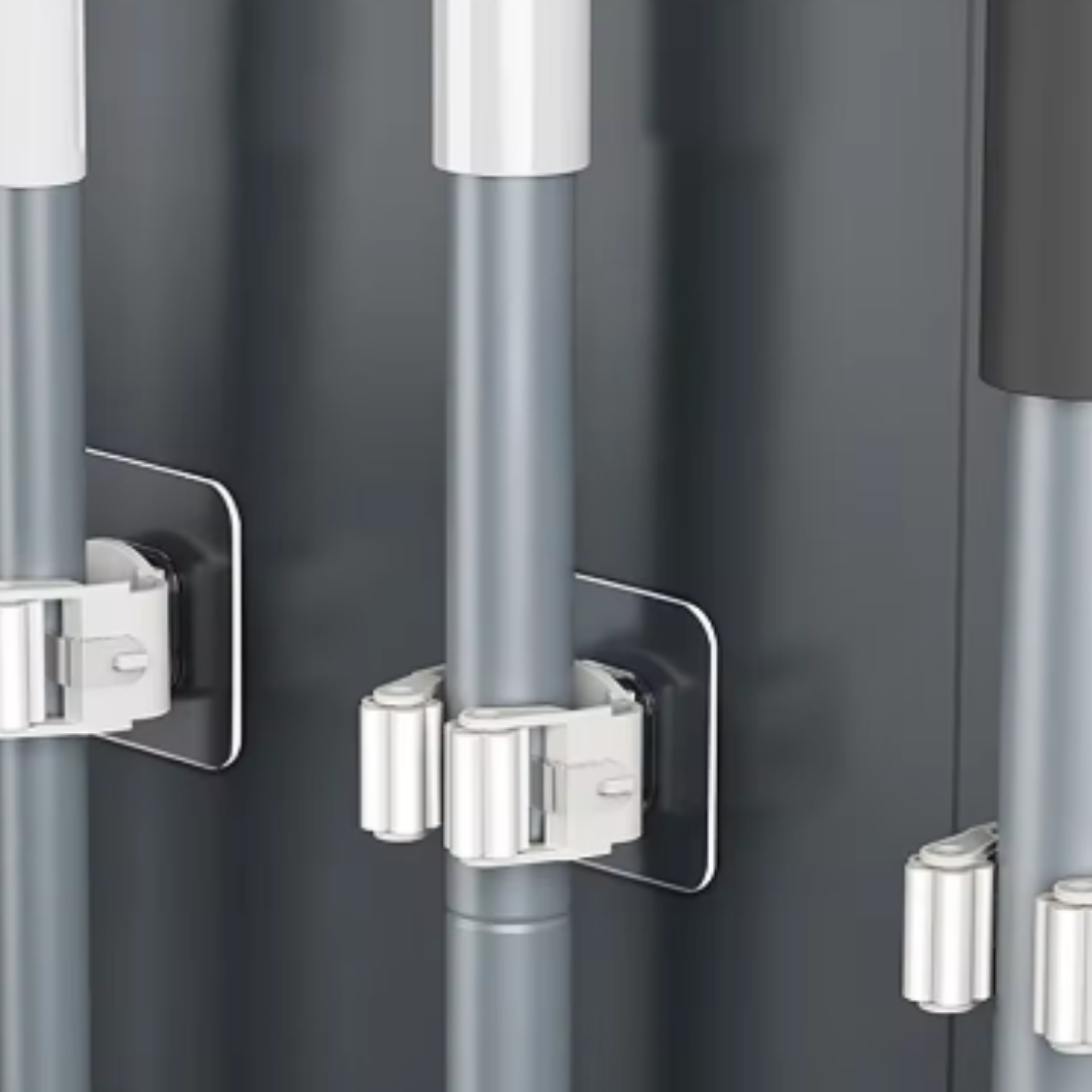 ORGANIZADOR UNITARIO X4 UNIDADES - SOPORTE ESCOBA Ó TRAPERO 🧹✨ - ENVÍO GRATIS