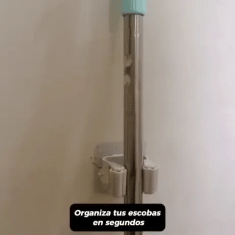 ORGANIZADOR UNITARIO X4 UNIDADES - SOPORTE ESCOBA Ó TRAPERO 🧹✨ - ENVÍO GRATIS