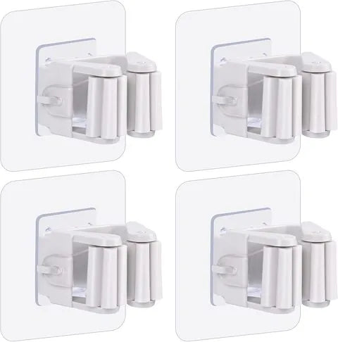 ORGANIZADOR UNITARIO X4 UNIDADES - SOPORTE ESCOBA Ó TRAPERO 🧹✨ - ENVÍO GRATIS