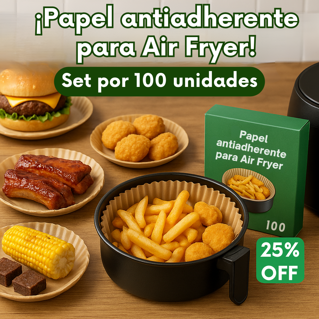 FORRO ANTIADHERENTE - AIR FRYER 🥩🍟 - ENVÍO GRATIS ⭐