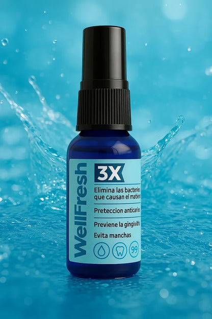 Spray Bucal WellFresh 3X  🌬️✨  ENVÍO GRATIS ⭐