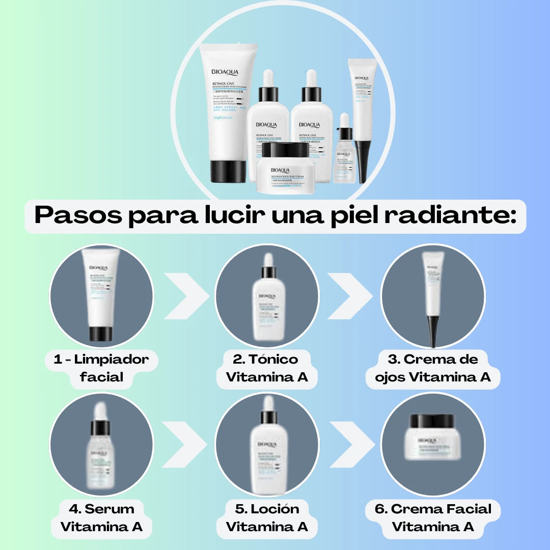 KIT DE LUJO DE RETINOL Y LEVADURA - ENVÍO GRATIS